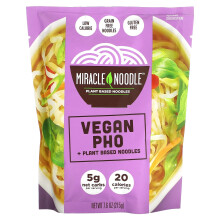 Miracle Noodle, Pho Végétalien + Nouilles à Base de Plantes, 7,6 oz (215 g)