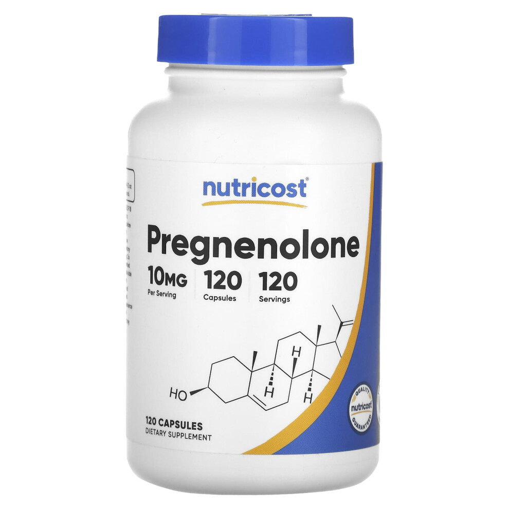 Nutricost , Pregnenolone, 10 Mg, 120 Capsules