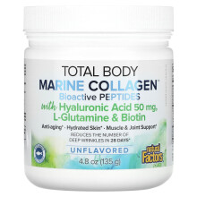 Natural Factors, Total Body Marine Collagen, Bioaktive Peptide, Geschmacksneutral, 4,8 oz (135 g)