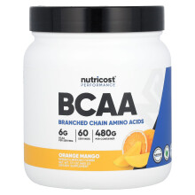 Nutricost, Performance, BCAA, Orange Mangue, 17,1 oz (480 g)