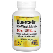 Natural Factors, Quercetin LipoMicel Matrix, 120 Flüssigweichkapseln