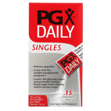 Natural Factors, PGX Daily, Singles, 15 Sticks, 2,5 g Pro Stick