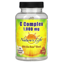 Nature's Life, C-Komplex, 1.000 mg, 100 Vegetarische Kapseln
