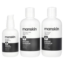 Natural Outcome, Männerhaut, Alltags-Gesichtspflegeset, 3-teiliges Set