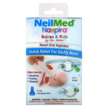 NeilMed, Babies & Kids, Naspira Nasal-Oral Aspirator, 1 Set