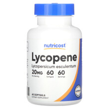 Nutricost, Lycopin, 20 mg, 60 Weichkapseln