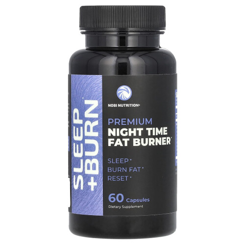 Nobi Nutrition, Brûleur de Graisse Nuit Premium, 60 Capsules