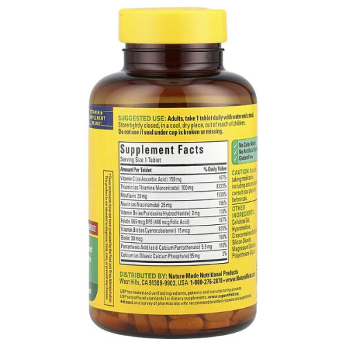 Nature Made Super-B Complex with Vitamin C 2