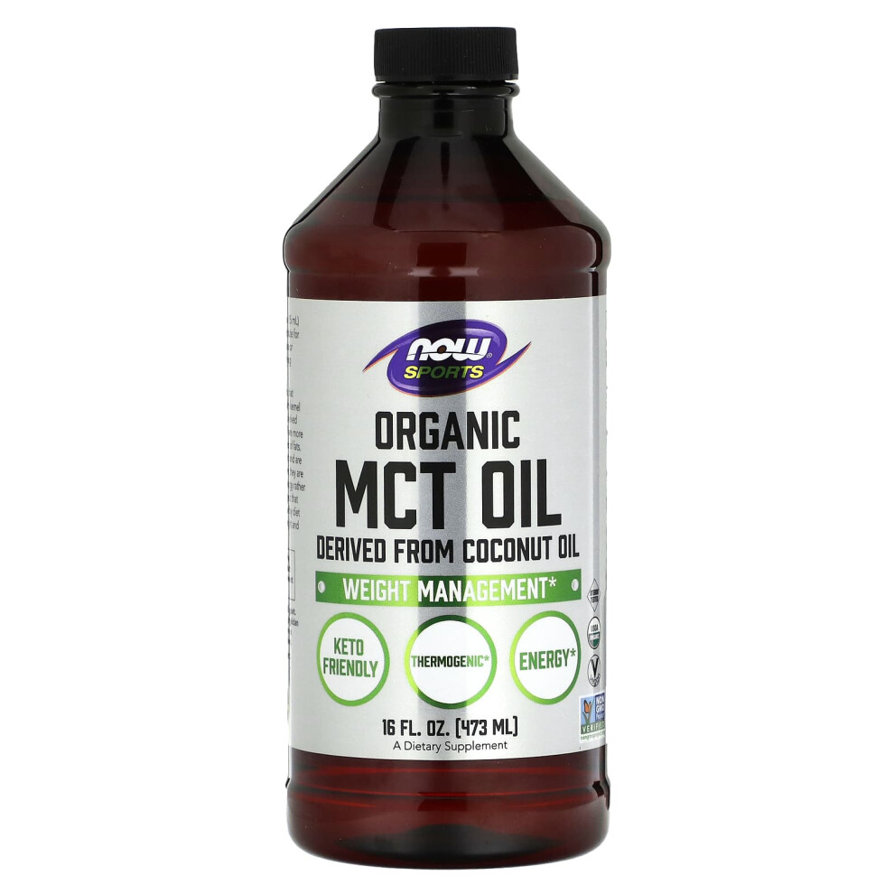 Now Foods , Sports, Organic Mct Oil, 16 Fl Oz (473 Ml)