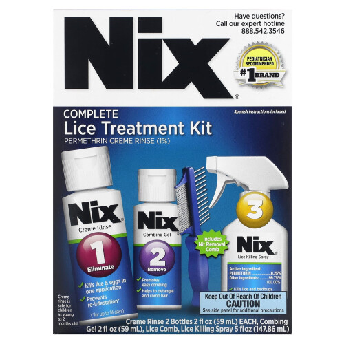Nix, Komplettes Läusebehandlungsset, 1 Set