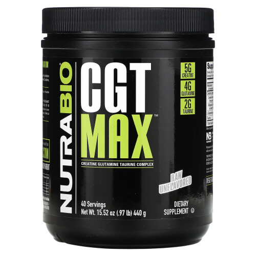 NutraBio, CGT MAX, Brut Non Aromatisé, 0,97 lb (440 g)