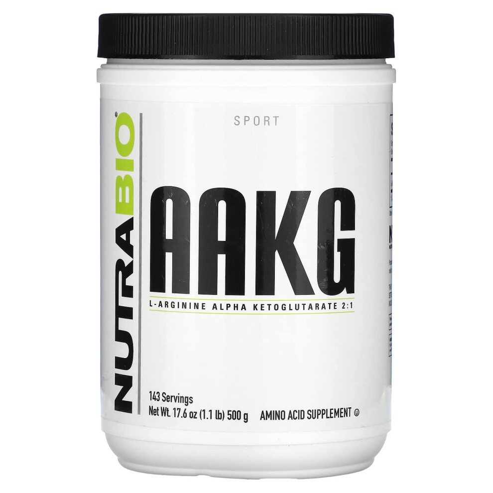 Nutrabio , Aakg, 1.1 Lb (500 G)