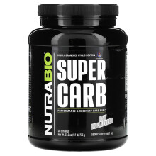 NutraBio, Super Carb, Brut Non Aromatisé, 1,7 lb (775 g)