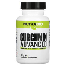NutraBio, Curcumine Avancée, 60 Gélules Végétales