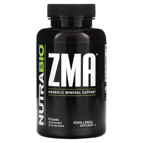 NutraBio, ZMA, 90 Kapseln