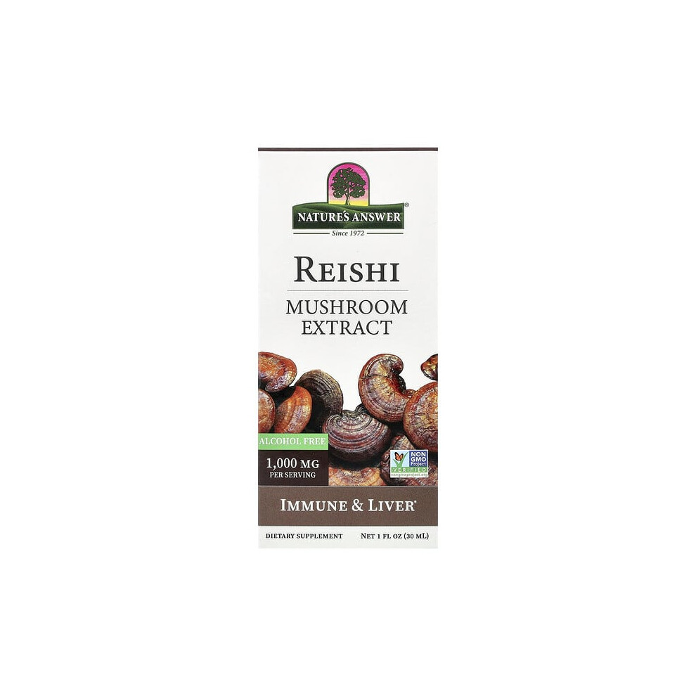 Nature's Answer Reishi Mushroom Extract, Alcohol Free