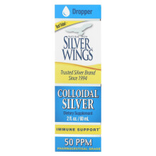 Natural Path Silver Wings, Kolloidales Silber, 50 PPM, 2 fl oz (60 ml)