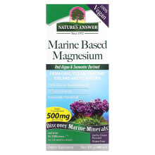 Nature's Answer, Marine-basiertes Magnesium, Vanillecreme, 500 mg, 16 fl oz (480 ml)