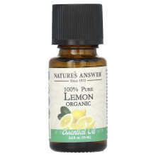 Nature's Answer, 100% Reines Bio-Ätherisches Öl, Zitrone, 0,5 fl oz (15 ml)