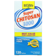 Natural Balance, Super Chitosan 3000, 3.000 mg, 120 VegCaps
