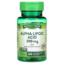 Nature's Truth, Vitamine, Alpha-Liponsäure, 300 mg, 60 Schnellfreisetzungskapseln