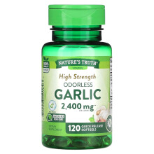 Nature's Truth, Hochstarke Geruchloser Knoblauch, 2.400 mg, 120 Schnellfreisetzungs-Weichgelkapseln (1.200 mg pro Kapsel)
