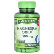 Nature's Truth, Magnesiumoxid, 500 mg, 90 Schnellfreisetzungskapseln