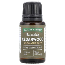 Nature's Truth, Reines Ätherisches Öl, Ausgleichendes Zedernholz, 0,51 fl oz (15 ml)