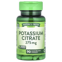 Nature's Truth, Kaliumcitrat, 275 mg, 90 Schnellfreisetzungskapseln