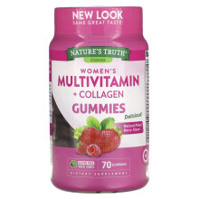 Nature's Truth, Multivitamines Femmes + Collagène, Baies Mixtes Naturelles, 70 Gommes