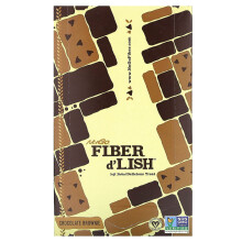 NuGo Nutrition, Fiber d'Lish, Schokoladen-Brownie, 16 Riegel, à 1,6 oz (45 g)