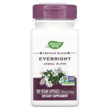 Nature's Way, Augentrost, Kräutermischung, 694 mg, 100 Vegane Kapseln (347 mg pro Kapsel)