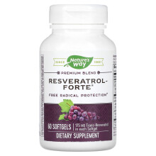Nature's Way, Premium Blend Resveratrol Forte, 175 mg, 60 Weichkapseln