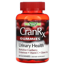 Nature's Way, CranRx, Harnwegsgesundheit, Bioaktive Cranberry, 60 Gummis