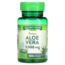 Nature's Truth, Potent, Aloe Vera, 5.000 mg, 100 Schnellfreisetzungs-Weichgelkapseln