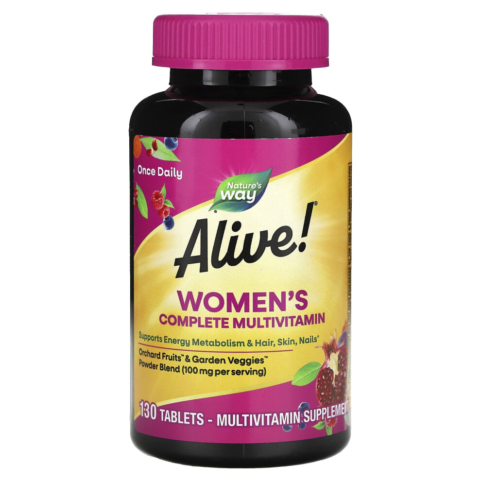 Nature's Way , Alive! Women's Complete Multivitamin, 130 Tablets