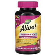 Nature's Way, Alive! Multivitamine Complète Femmes 50+, 130 Comprimés