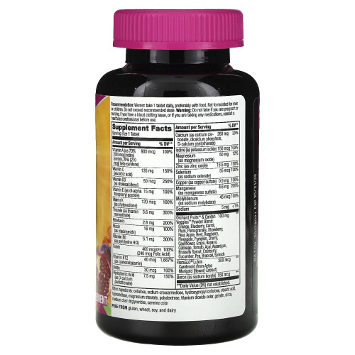 Nature's Way, Alive! Multivitamine Complète Femmes 50+, 130 Comprimés 2