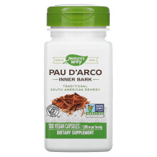 Nature's Way, Pau D'Arco Innere Rinde, 545 mg, 100 Vegane Kapseln