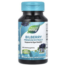 Nature's Way, Heidelbeer-Premium-Extrakt, 90 Vegane Kapseln