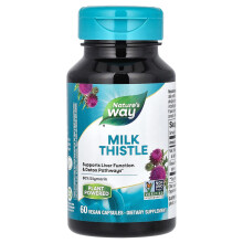 Nature's Way, Mariendistel, 60 Vegane Kapseln