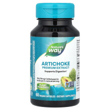 Nature's Way, Artichaut, Extrait Premium, 60 Gélules Végétaliennes