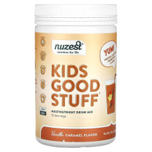 Nuzest, Kids Good Stuff, Mélange de Boisson Multinutriments, Vanille Caramel, 7,9 oz (225 g)