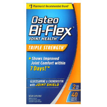 Osteo Bi-Flex, Gelenkgesundheit, Dreifache Stärke, 40 Überzogene Tabletten