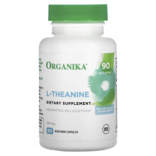 Organika, L-Theanin, 225 mg, 90 Vegetarische Kapseln