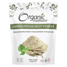 Organic Traditions, Ashwagandha-Wurzelpulver, 7 oz (200 g)