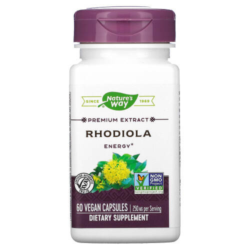 Nature's Way, Rhodiola, 250 mg, 60 Capsules Végétaliennes