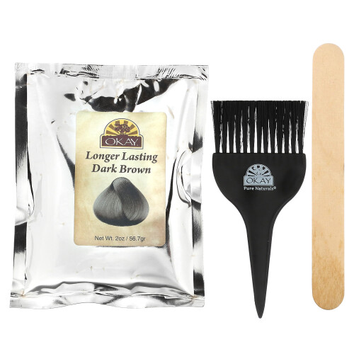 OKAY COLOR HENNA DURADERO Marrón Oscuro 50gr / 2oz 2