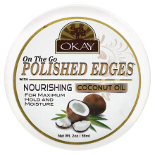 Okay Pure Naturals, Unterwegs Gepflegte Kanten mit Nährendem Kokosnussöl, 59 ml