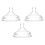 Boon, Nursh, Silicon Nipples, Medium, 3 Months+, 3 Nipples 5